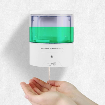 700ML Automatic Sensor Soap Foam Liquid Dispenser Touch Free Wall Mounted Soap Sanitizer Pump