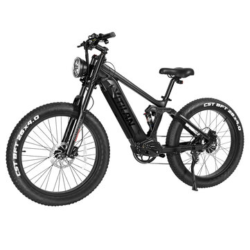 [EU Direct] Vitilan T7 Electric Bike 48V 20AH SamsungBattery 750W Motor 26*4.0inch Tires 130KM Max Mileage 150KG Max Load Electric Bicycle