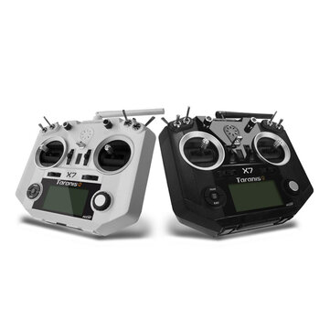 13% OFF for FrSky ACCST Taranis Q X7 Transmitter 2.4G 16CH Mode 2 White Black International Version for RC Drone