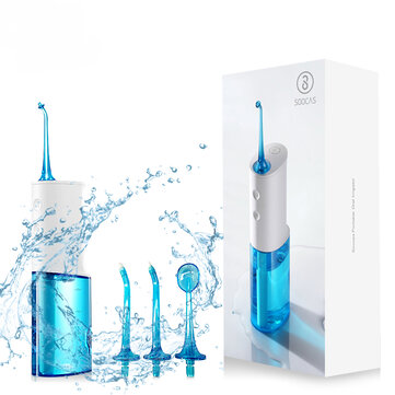 XIAOMI SOOCAS W3 Portable Oral Irrigator Dental Electric Water Flosser Waterproof USB Rechargeable Tooth Teeth Mouth Cleaner