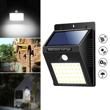 Solar Power LED Light PIR Motion Sensor Outdoor Security Lamp Wall Waterproof 