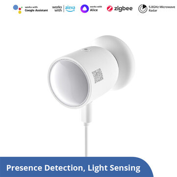 Sonoff SNZB-06P Smart Home Zigbee3.0 Human Presence Sensor Microwave Radar Detection Smart Body PIR Detector Work with IFTTT Alexa Google Home