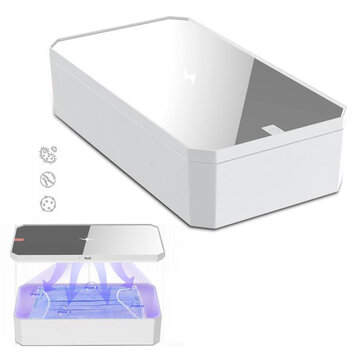 KEPHE LED UV Sterilizer Box Wireless Charger For Phone Comestics Personal Care Tools UV Rechargeable Smart Phone Disinfection Box Cleanin