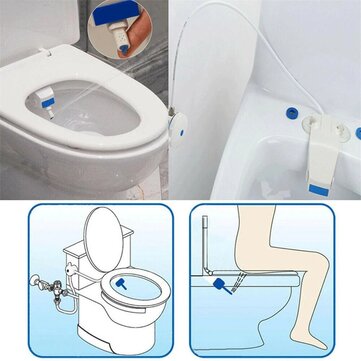 Smart Toilet Seat Bidet Flushing Sanitary Device Non-electric Toilet Adsorption Type Intelligent Cleaning Device