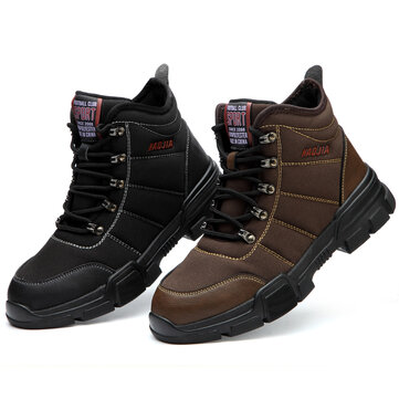 Atrego men oxford canvas safety boots 