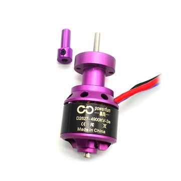 HTIRC D2627-4900KV Brushless Motor Support 3S LiPo Battery 55mm Ducted Fan For RC Aircraft Airplane
