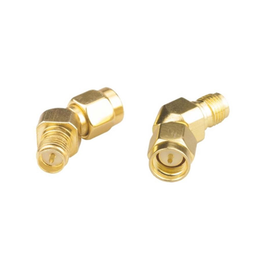 2pcs RJXHOBBY SMA Male to RP-SMA Female 45 Degree Antenna Adapter Connector For RX5808 Fatshark