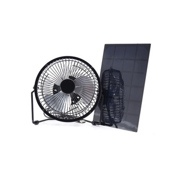5w 6v Solar Panel Powered 6 Inch Mini Fan Ventilator For Home Outdoor Air Cooling Sale Banggood Com