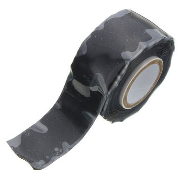 Suleve SRT01 25mm Wide Black Self Fusing Silicone Tape Emergency Rescue Repair Tape