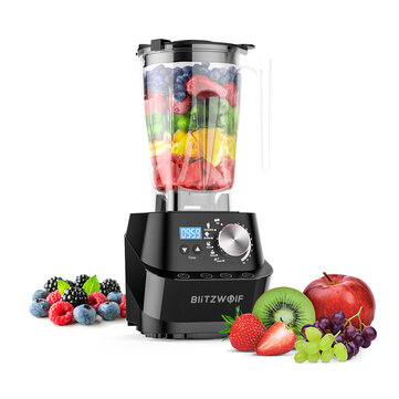 BlitzWolf® BW-CB1 Professional Countertop Blender 1500W 50/60Hz 10 Automatic Blending Models with Self-Clean Safe Sensor Technology for Kitchen