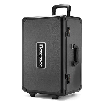 Realacc Aluminum Trolley Case Pull Rod Hand Traveling Box Case for DJI Phantom 4/ DJI Phantom 4 Pro
