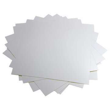 15cm Mirror Sheets Square Non Glass, Self Adhesive Mirror Tiles Stickers