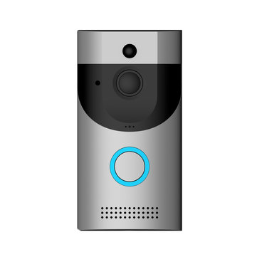 battery powered wireless video doorbell