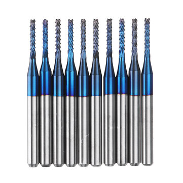 $6.99 for Drillpro 10pcs 1.6-2.0mm Blue NACO Milling Cutter