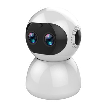 $34.99 for Bakeey 12MP Dual 1080P Lens FHD 8x Zoom 360� PTZ Smart Home IP Camera