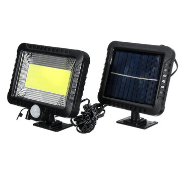 IPRee® COB 100LED 30W 600Lumen IP65 Solar Lamp Outdoor Park Yard Garden...