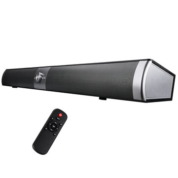 S6 40W HIFI Portable Wireless Bluetooth NFC Speaker Stereo Soundbar Remote Control Wall Mountable Subwoofer for TV PC DVD