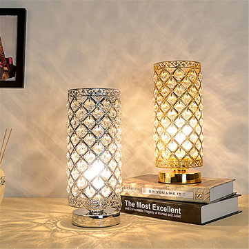 Crystal Table Lamp Desk Reading, Crystal Table Lamps For Living Room