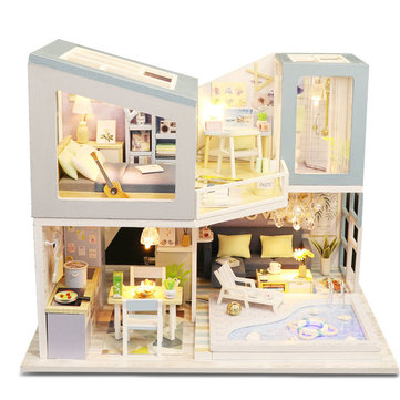 assembled doll house