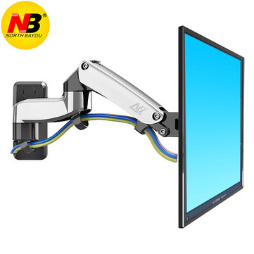 NB F150 Monitor Laptop Stand Aluminum Gas spring 360 degree rotate Support 17