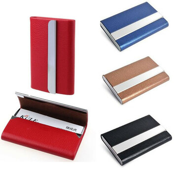 $4.99 for IPRee® Stainless Steel Card Holder Portable Card Case