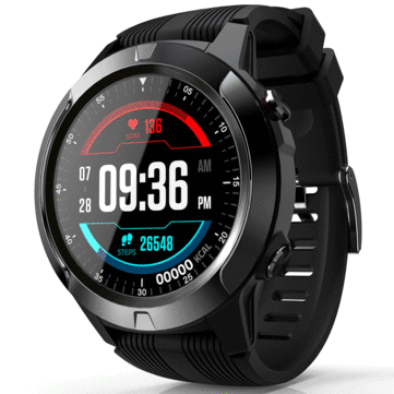 Bakeey TK04 GSM bluetooth Call Built－in GPS Air Pressure Compass Heart Rate Blood Pressure Weather Smart Watch Phone