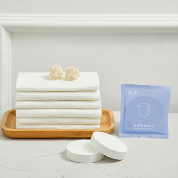 Youjia Compression Towel 27Pcs / Bath Towel 6Pcs Soft Vegetable Fiber Absorbent Towel / Bath Towel Travel Portable Compression Towel / Bath Towel From Xiaomi Youpin