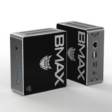 Bmax B3 Plus Mini PC Intel Pentium Gold 5405U 8GB DDR4 256GB NVMe SSD with Two Channel Speaker Intel 9th Gen UHD Graphics 610 Dual Core 2.3GHz BT5.0 HDMI Type C Win10 WiFi