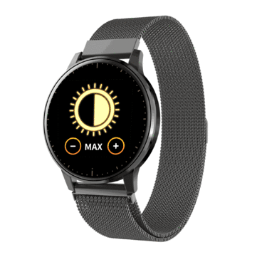 62% off for Bakeey Q20 Ultra-slim Full Touch Heart Rate Smart Watch