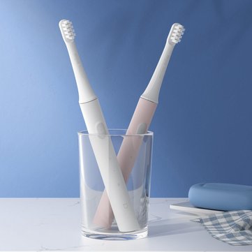 [Newest Version] 3Pcs Original Xiaomi Mijia T100 Mi Smart Electric Toothbrush 46g 2 Speed Xiaomi Sonic Toothbrush Whitening Oral Care Zone Reminder