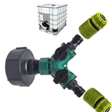 Düsenanschluss ， IBC Tank Tap Adapteranschluss Gartenschlauch Wasserhahn Wassertank Schlauchanschluss Ersatzventil Passende Teile