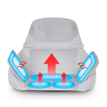 Momoda 3D Kneading Waist Hip Massage Cushion Warm Hot Compression Smart Timing Seat Back Cushion for Office from XIAOMI YOUPIN