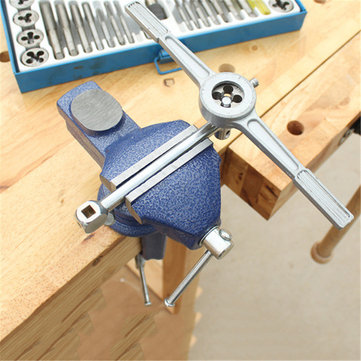 $32.99 for 50/60/70/80mm Upgraded 360 Degree Swivel Clamp Base Vise Woodworking Table Top Clamp Vice with Anvil