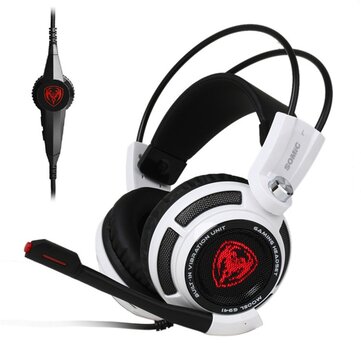 SOMiC G941 Virtual 7.1 Surround SVE Intelligent Vibration Engine USB Gaming Headphone With Microphone for Computer Profession Gamer