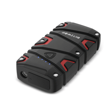 BlitzWolf® BW-JS1 Portable Car Jump Starter 12000mAh 800A Emergency Battery Booster Power Bank Waterproof with LED Flashlight QC3.0 USB Charging Port