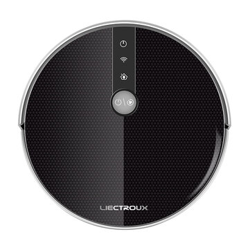 LIECTROUX C30B Smart Robot Vacuum Cleaner 3000Pa Suction 2D Map Navigation with Memory WiFi Application Electric Water Tank Brushless Motor