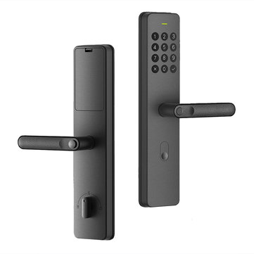 Xiaomi Grey Digital Door Lock Security Electronic Keyless Door Lock Digital Smart...
