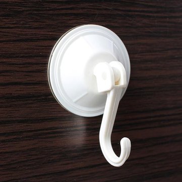 2x Removable Bathroom Kitchen Wall Strong Suction Cup Hook Hangers Vacuum Sucker 