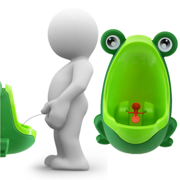 Training Kid Urinal for Boy Pee Trainer Bathroom Fanxis Children Frog Potty Toilet